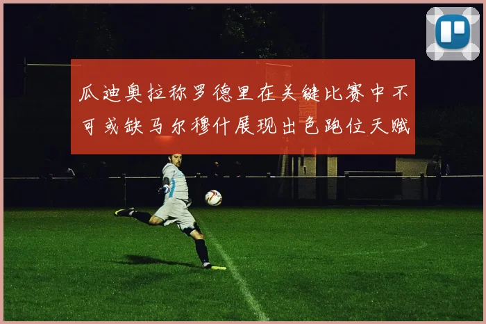瓜迪奥拉称罗德里在关键比赛中不可或缺马尔穆什展现出色跑位天赋